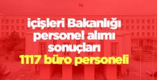 2018 yılı 4/B Sözleşmeli Büro Personeli Giriş(Sözlü) Sınavı Kesin Olmayan Sonuç listesi